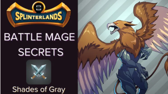 Splinterlands Battle Mage Secrets - Fifty Shades Of Gray And The Playroom's Mushroom