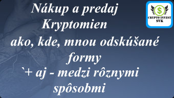 Nákup a predaj Bitcoinu.. Naj možnosti a porovnania