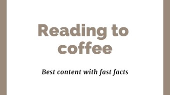 Reading to coffee #1
