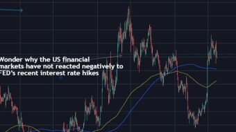 Wonder why the US financial markets have not reacted negatively to FED's recent interest rate hikes