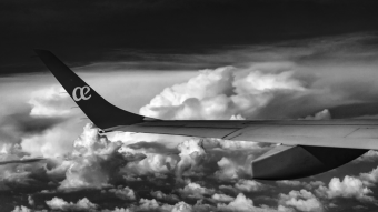 Above the clouds - Black and White photography
