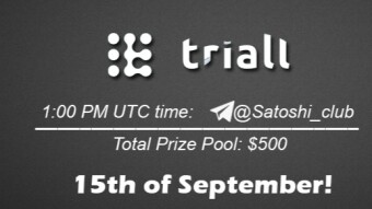 Join the AMA of Satoshi Club x Triall. Rewards: 500 USDT, January 15th.