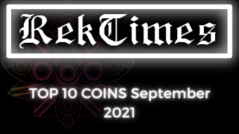 RekTimes Top 10 Cryptocurrency Rankings - September 2021 (Volume 1.2)