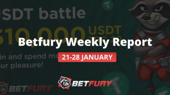 BetFury Weekly Report 21.1 28.1. 2020