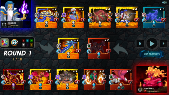 Splinterlands - Naga Fire Wizard (Weekly Battle)