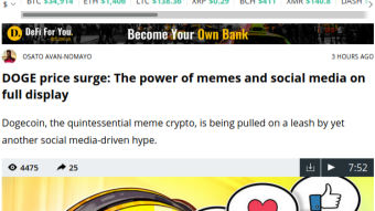 Dogecoin The Meme Joke Coin Bullish