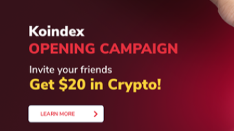 If you register with koindex and complete KYC, you will receive a mining ticket for $ 20! Until September 30th.