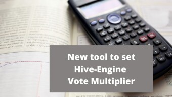 New Tool to set Hive-Engine Vote Multiplier