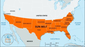 The Sun Belt is the new Hotspot