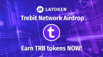Trebit Network (TRB) × Latoken Airdrop || Get a Share of 4000 TRB Tokens.