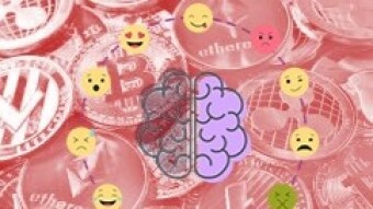 Do cryptocurrencies trend follow our inner emotional waves?