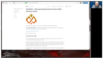 XCHAOS - Allocated Splinterlands Packs With Airdrop Value!