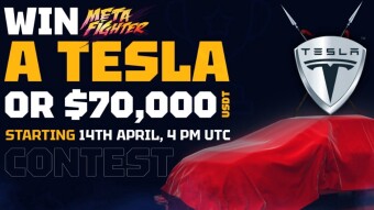 Stake 250$ worth of $MF and win a Tesla ( or $70000 )