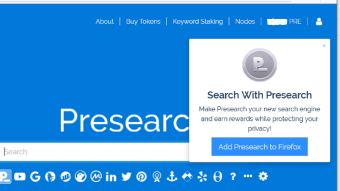 Now that You are using the PRESEARCH ENGINE, how to look up your accruing PRE total ?