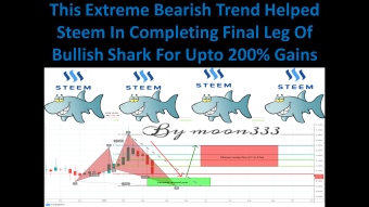 This Extreme Bearish Trend Helped Steem In Completing Final Leg Of Bullish Shark For Upto 200% Gains