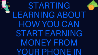 5 Great apps to start earning money