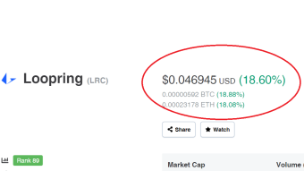 Loopring Rapidly Rises After Market Crash - The Next SNX Aimed for 1300% Growth?
