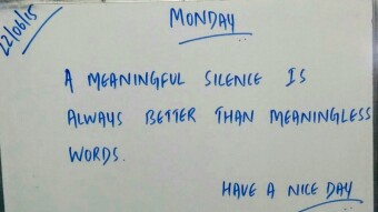 Silence Vs Speech