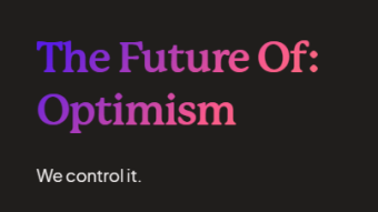 Optimism's Future is in Our Hands