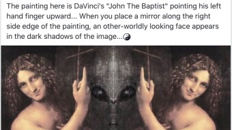 Coincidence or was Leonardo da Vinci trying to reveal a Secret hidden Knowledge ?