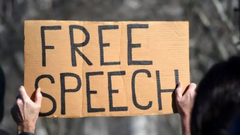 Free speech—The haunted Bird.