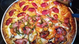Foodbook #458 homemade pizza for the last day of this year