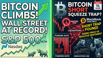 Nasdaq and S&P 500: Records Beyond Tensions. Bitcoin Prepares a Surprise for Shorts
