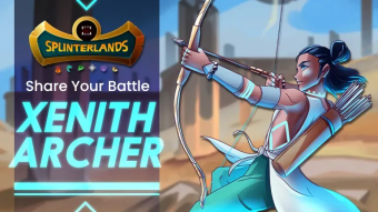 Splinterlands Battle Challenge - The Xenith Archer is Legolas cousin