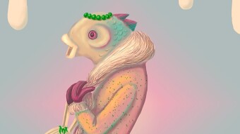 Digital art_2019. Herring in a fur coat