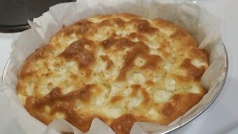Foodbook #754 Frybread with feta cheese