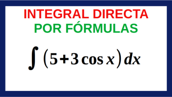 Integral Directa Trigonométrica Ejemplo 2