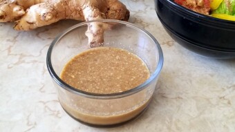 SESAME GINGER SALAD DRESSING - My Fav Salad Dressing