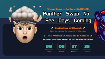 Panther Swap Over 1500% APR No Deposit Fee Chance Coming
