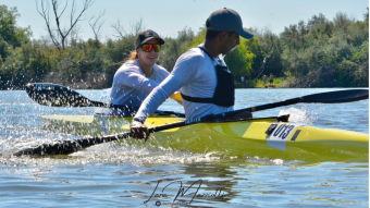 Krisztina Bedocs and Angel Beovide Claim Victory at the 2025 Regata del Río Negro in K2 Mix Category