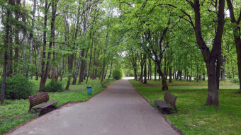 Another cool April day, but the walk is very pleasant
