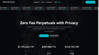 🚀 Paradex Zero-fee perps with full zk privacy ⚡ CEX speed, DEX soul just smashed $1.1B daily volume… and no one’s ready for what’s next 😱