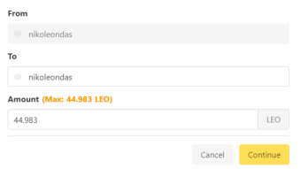 It's time to Power up my Leo account.