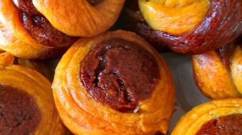 Foodbook #777 cocoa and cinnamon syrupy dough swirls – Roxakia