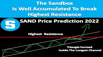 The Sandbox Is Well Accumulated To Break Highest Resistance | SAND Price Prediction 2022