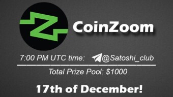 CoinZoom x SatoshiClub AMA from 17 December