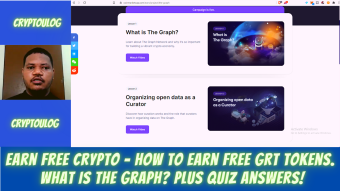 Earn Free Crypto - How To Earn Free GRT Tokens. What Is The Graph? Plus Quiz Answers