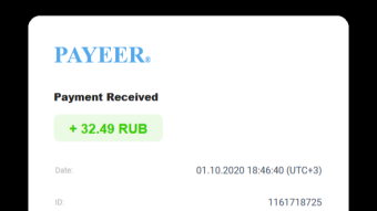 10th payment received from TeaserFast + 32.49 RUB | total paid 224.99 RUB