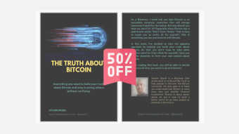 Special Offer: 50% off on "The Truth About Bitcoin" Until June 18.