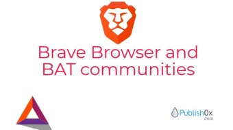 Brave Browser and BAT token communities in crypto space.