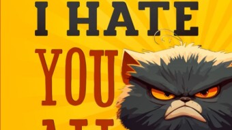 #CrapGotPublished -  I Hate You All: Hilarious Activity Book for Letting Off Steam