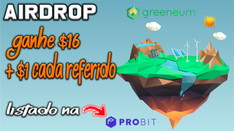 EARN $ 16 DOLLARS ON AIRDROP GREENEUM + $ 1.26 EACH REFERENCE - NEW AIRDROP