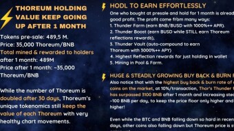 Thoreum getting ready for a push to new ATH