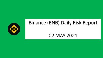 2 May 2021 (SUN)- Binance Coin (BNB) Daily Risk Report