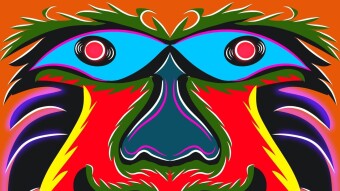 Devil Abstract nft art.