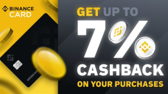 Binance credit card with 7% cashback!